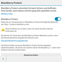 Güvenlik, BlackBerry için önde gelenlerden ancak parmak izi okuyucu kullanılmamış.