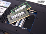 İlk seviyenin altında 3 GB DDR3 8500 RAM var