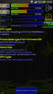 Dual-core Snapdragon 400 with a clock rate of 1.4 GHz. Unfortunately combined with an insufficiently assessed main memory.