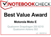 Best Value Award in June 2014: Motorola Moto E