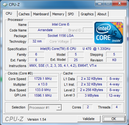 CPUZ işlemci sistem bilgisi