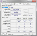 CPUZ RAM SPD 1 sistem bilgisi