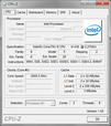 System information CPUZ CPU