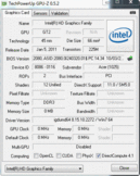 GPUZ Intel HD 3000 sistem bilgisi