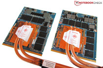 GeForce GTX 680M (left) vs. Radeon HD 7970M (right)