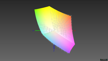 Color space coverage sRGB (iProfiler; 95.93 %)