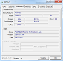 System info CPUZ Mainboard