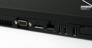 Thinkpad W500 yeni dijital görüntü portu ve 3 adet USB portu sunmakta.
