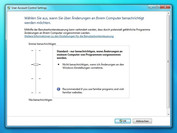 Windows 7 UAC level 3: sadece çok önemli değişiklikler için ekran karararak uyarı mesajı