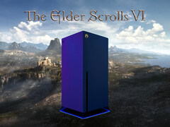 Xbox konsolunun gösterildiği The Elder Scrolls 6 afişi