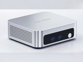 Resimde, gümüş renkli Peladn WO5 304 mini bilgisayarın bir fotoğrafı gösterilmektedir. 