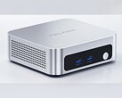 Resimde, gümüş renkli Peladn WO5 304 mini bilgisayarın bir fotoğrafı gösterilmektedir. 