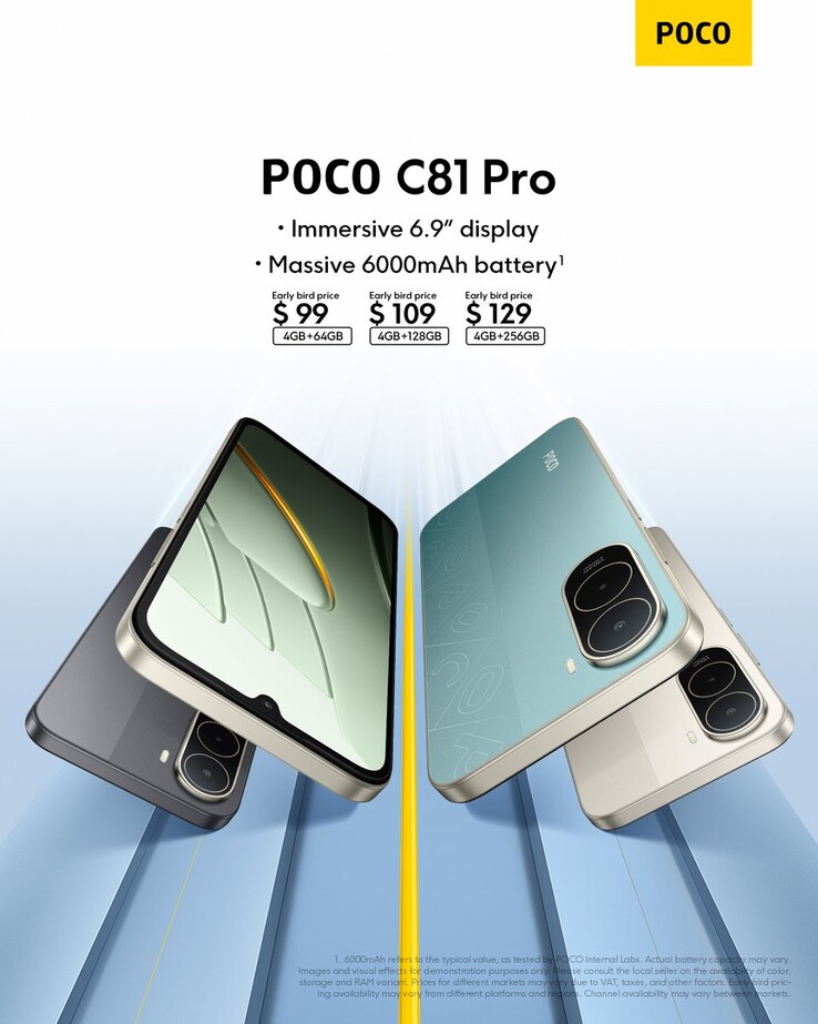 Poco C81 Pro fiyat detayları