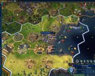 Civilization 6'nın sıra tabanlı bir strateji oyunu olarak oyunculara sunabileceği derinliği gösteren ayrıntılı bir şehir genel görünümü