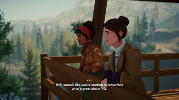 Lake'te bir konuşmayı gösteren bir görüntü.