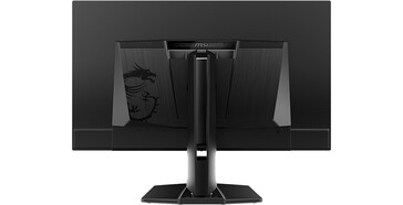 MSI MAG 321UP X24 OLED oyun monitörünün arkadan görünümü. (Resim kaynağı: MSI)