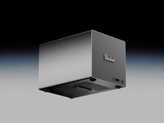 Yeni ME Pro konfigürasyonu, Pentium Silver J5005 işlemciyle birlikte sunuluyor. Resimde: NAS’ın tasarımını gösteren bir görsel.