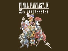 Final Fantasy 9'un 25. Yıldönümü afişi gösteriliyor