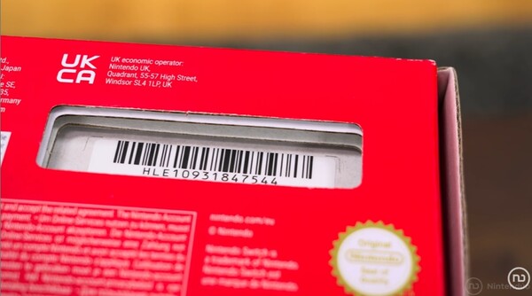 Çıkarılabilir bataryalı Switch 2'nin seri numarası HLE ile başlar.