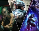 Cyberpunk 2077, RoboCop: Rogue City, Ninja Gaiden 4 (soldan sağa).