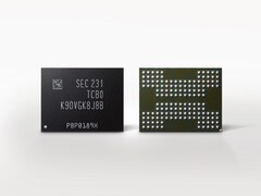 Samsung’un 8. nesil V-NAND bellek yongalarının bir görseli