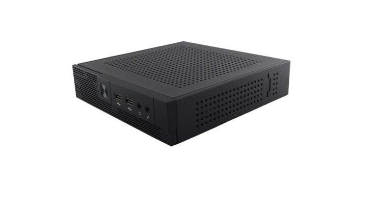MTE-N150 mini PC, hacmi yalnızca 1,7 L'dir ve sade bir tasarıma sahiptir.