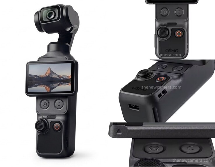 DJI Osmo Pocket 4'ün ilk resmi görünümlü görselleri.