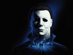 Michael Myers'ın yer aldığı "The Game" adlı Halloween oyunu için ana tanıtım görseli.