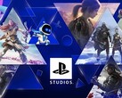 PlayStation Studios için afiş gösteriliyor