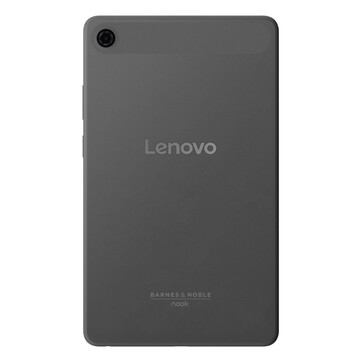 Luna Gri Nook Okuma Tableti 8.7'nin arka yüzü Lenovo Tab One'dan farklıdır.