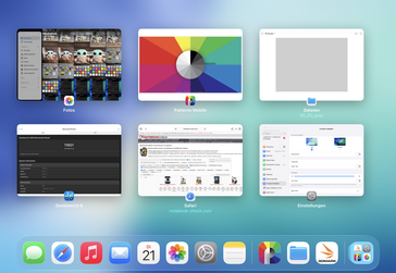 iPadOS 26 Exposé görünümü