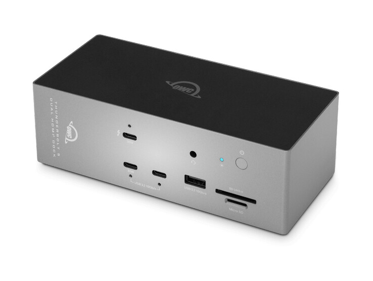 Thunderbolt 5 dock, OWC'ye özgü bir tasarım diline sahiptir. 
