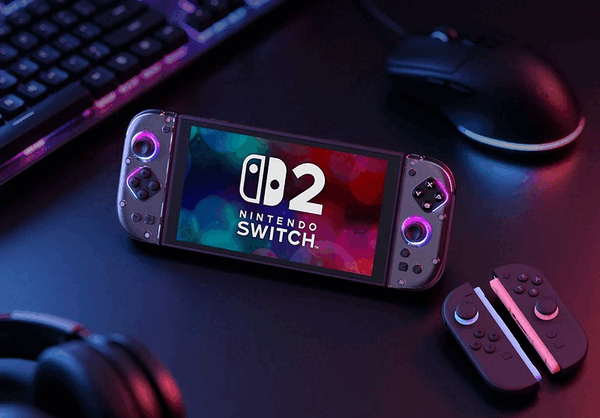 Abxylute'un Joy-Con 2 yedek parçası RGB ışıklarına sahiptir.