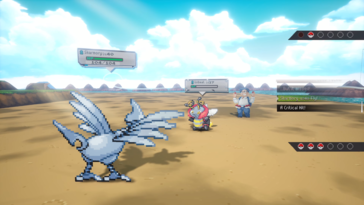 Resim: Pokémon Gamma Emerald oyunundan bir ekran görüntüsü.