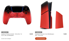 Kapak hala sipariş edilebilir durumda, kontrol cihazı ise Almanya'da stoklarda tükenmiş durumda (Görsel kaynağı: Screenshot/Playstation Direct)