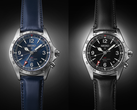 Seiko HBC008J (solda) ve HBC009J (sağda) modelleri, her ikisi de deri kayışla birlikte sunulmaktadır.
