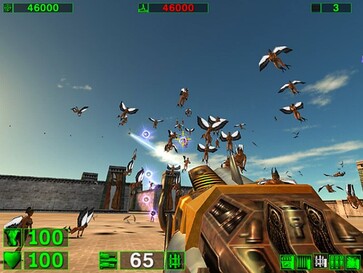Resim: Serious Sam Classic: The First Encounter oyunundan bir ekran görüntüsü.