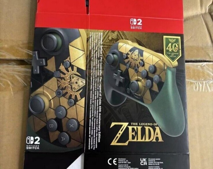 Zelda temalı Switch 2 Pro Kontrol Cihazı.