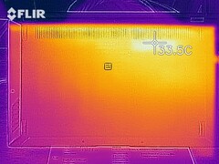 Heat development - bottom (idle)