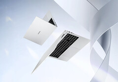Rimbook L1 Plus, AMD Rembrandt APU ile çalışır. Resimde: dizüstü bilgisayarın tasarımını gösteren bir tanıtım fotoğrafı.