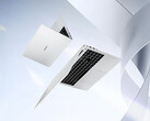 Rimbook L1 Plus, AMD Rembrandt APU ile çalışır. Resimde: dizüstü bilgisayarın tasarımını gösteren bir tanıtım fotoğrafı.