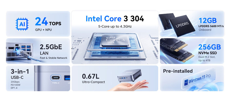 Kron k5 mini PC'nin öne çıkan özellikleri