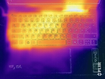 Yüzey sıcaklıkları stres testi (üstte)