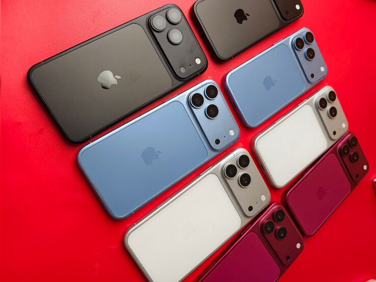 Sızdırılan iPhone 18 Pro sahte modelleri.