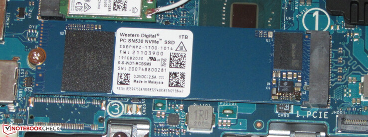 An NVMe SSD serves as system drive.