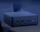 VM61, USB-C bağlantı noktası üzerinden çalıştırılabilir. Resimde: mini bilgisayarın ön yüzünü gösteren tanıtım fotoğrafı.