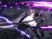 Final Fantasy VII: Ever Crisis'te aksiyon halindeki Sephiroth.
