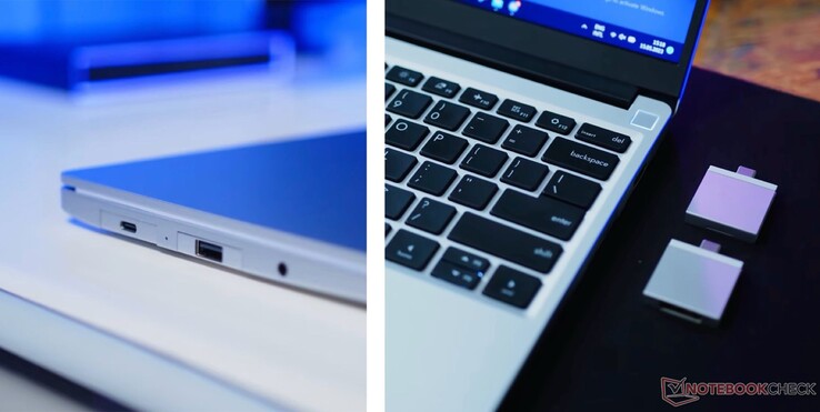 DockFrame, Framework Laptop ile aynı bağlantı noktası modüllerini kullanır (Resim kaynağı: Notebookcheck)