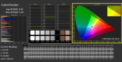 CalMAN: ColorChecker (kalibre edilmiş)