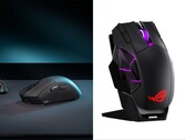 ROG Gladius IV Ace (solda) ve ROG Spatha X 65K (sağda) oyun fareleri.